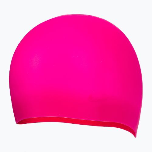 Nike Silicone Long Hair swimming cap pink NESSA198-672