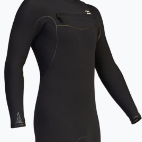 Men's wetsuit Billabong 5/4 Furnace Hooded CZ Full black