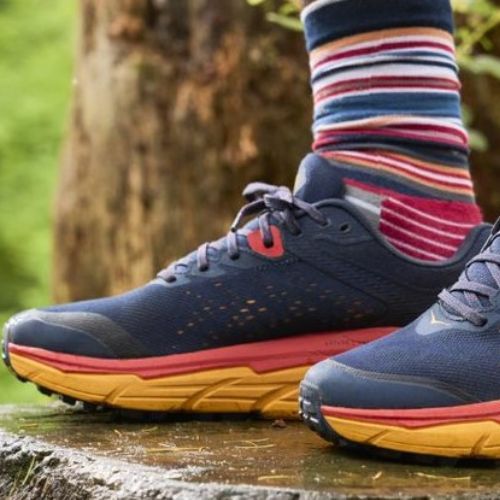 HOKA men's running shoes Challenger ATR 6 navy blue-orange 1106510-OSRY