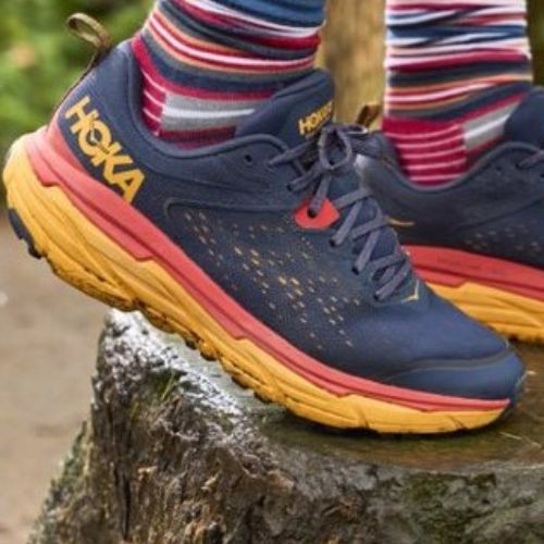 HOKA men's running shoes Challenger ATR 6 navy blue-orange 1106510-OSRY