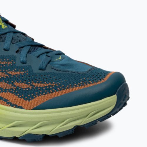HOKA Speedgoat 5 men's running shoes blue-green 1123157-BCEP