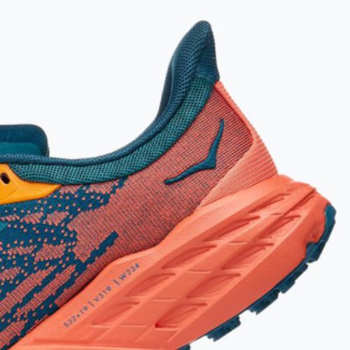 Women's running shoes HOKA Speedgoat 5 blue-orange 1123158-BCCML