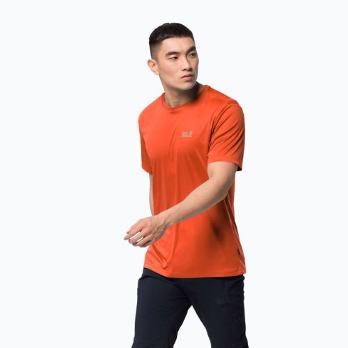 Jack Wolfskin men's trekking T-shirt Tech orange 1807071_3017