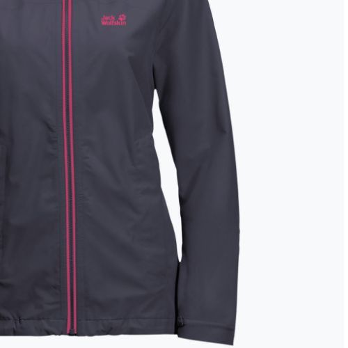 Jack Wolfskin women's hardshell jacket Evandale black 1111191_1388