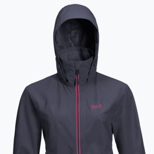 Jack Wolfskin women's hardshell jacket Evandale black 1111191_1388