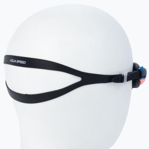 Children's swimming goggles AQUA-SPEED Maori black/orange 51-75