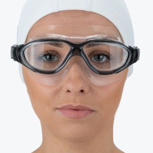 AQUA-SPEED Bora black/light swimming mask 77-53