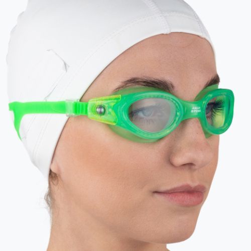 Children's swimming goggles AQUA-SPEED Pacific green 81-04