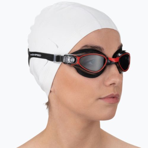 AQUA-SPEED Calypso red/black swimming goggles 83-31