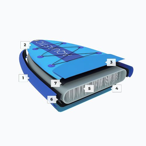 SUP board AQUASTIC Perth 11' all-round blue