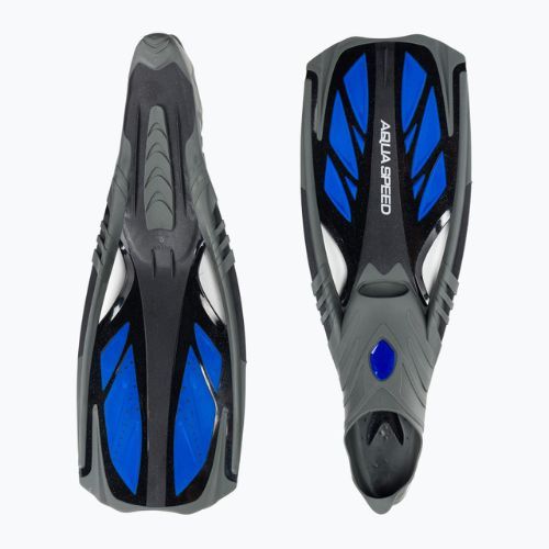 AQUA-SPEED Inox black-blue snorkel fins 553