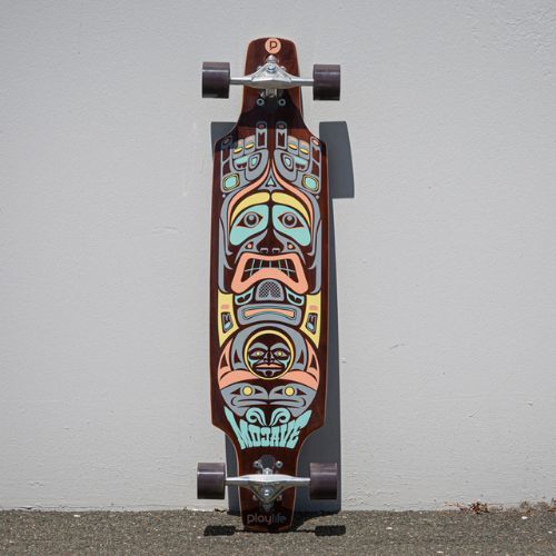 Playlife longboard Mojave colour skateboard 880293
