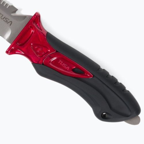 TUSA X-Pert II Titanium diving knife red FK-940