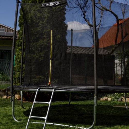 HUMBAKA Eco 427 cm garden trampoline black ECO-14' Tramps