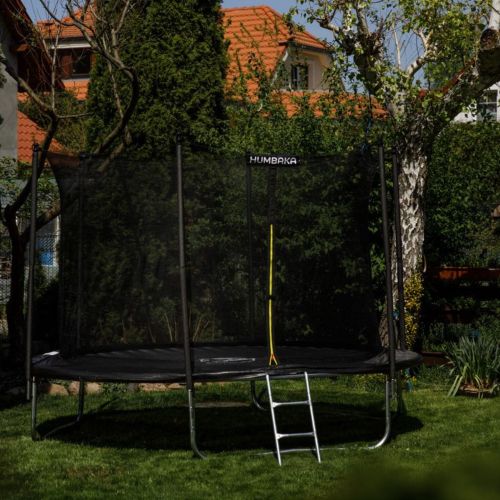 HUMBAKA Eco 427 cm garden trampoline black ECO-14' Tramps
