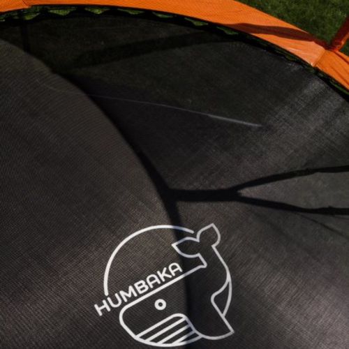 HUMBAKA Super 244 cm orange garden trampoline Super-8' Tramps