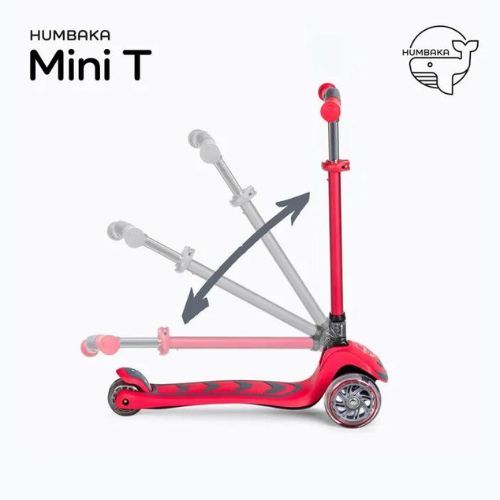 HUMBAKA Mini T children's three-wheeled scooter red HBK-S6T