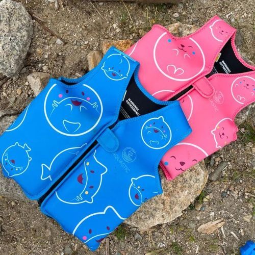 Children's AQUASTIC belay waistcoat pink HT-16879