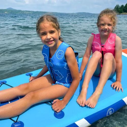 Children's AQUASTIC belay waistcoat pink HT-16879