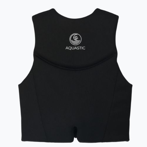 Men's AQUASTIC safety waistcoat black AQS-LVM