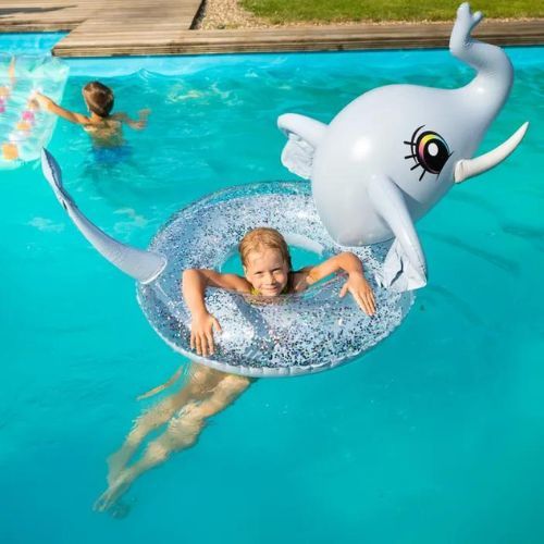 AQUASTIC children's swimming wheel grey AFR-107E