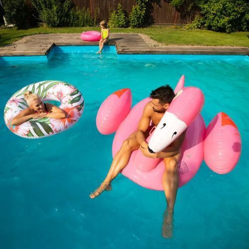 AQUASTIC pink swimming mattress AIF-180F