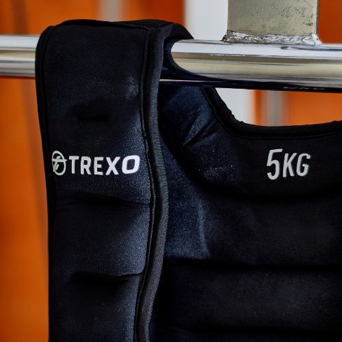 XTREXO 5kg weight training waistcoat black WV-05