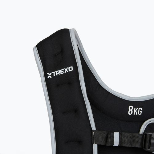 XTREXO 8kg weight training waistcoat black WV-08