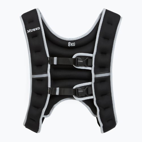 XTREXO 8kg weight training waistcoat black WV-08