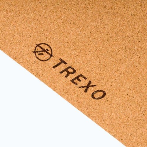 XTREXO Yoga mat TPE cork 6 mm orange YM-C01P
