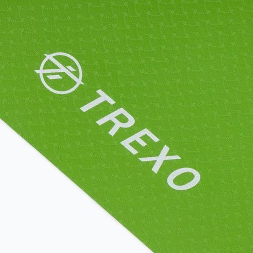 TREXO yoga mat TPE 6 mm green YM-T01Z