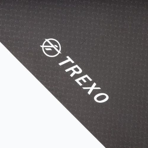 TREXO yoga mat TPE 6 mm black YM-T01C