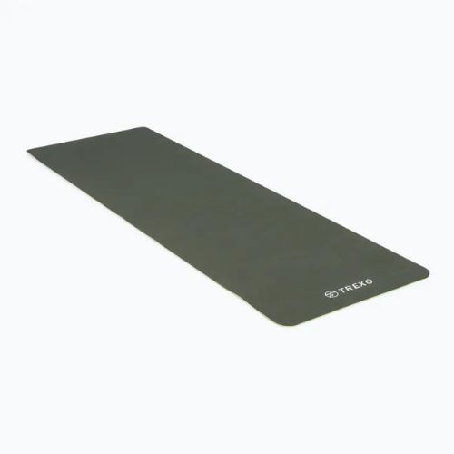 TREXO yoga mat TPE 2 6 mm green YM-T01Z