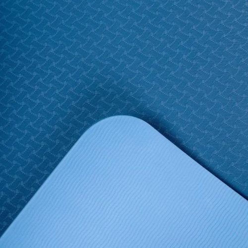 TREXO yoga mat TPE 2 6 mm blue YM-T02N