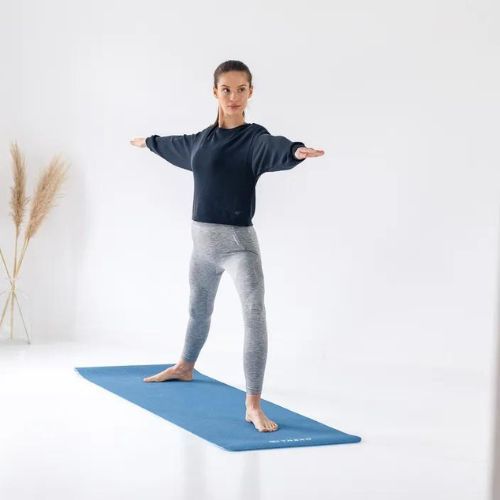 TREXO yoga mat TPE 2 6 mm blue YM-T02N