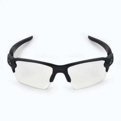Oakley Flak 2.0 XL steel/clear to black photochromic sunglasses 0OO9188