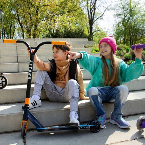 Children's freestyle scooter ATTABO EVO 1.0 blue ATB-ST05