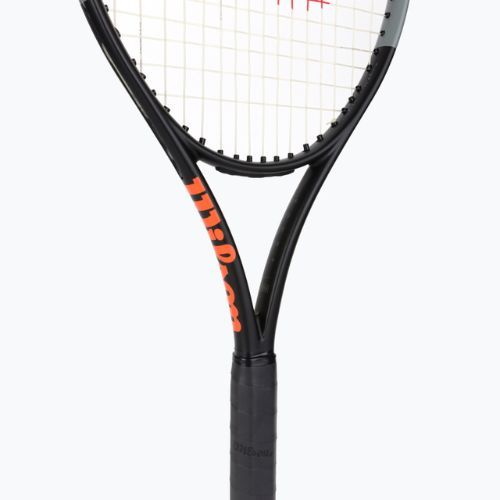 Wilson Burn 100 V4.0 tennis racket black and orange WR044710U