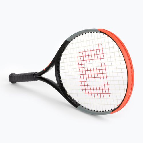 Wilson Burn 100 V4.0 tennis racket black and orange WR044710U