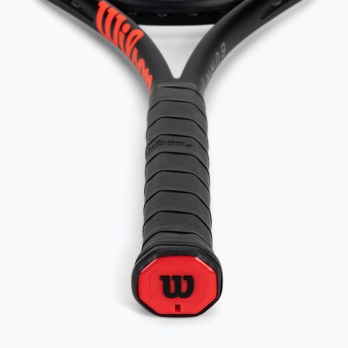 Wilson Burn 100Ls V4.0 tennis racket black and orange WR044910U