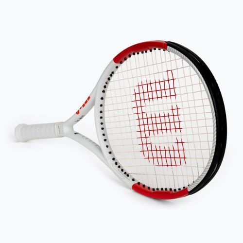 Wilson Six.One Lite 102 CVR tennis racket red and white WRT73660U