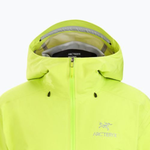 Men's Arcteryx Beta LT rain jacket yellow 26844