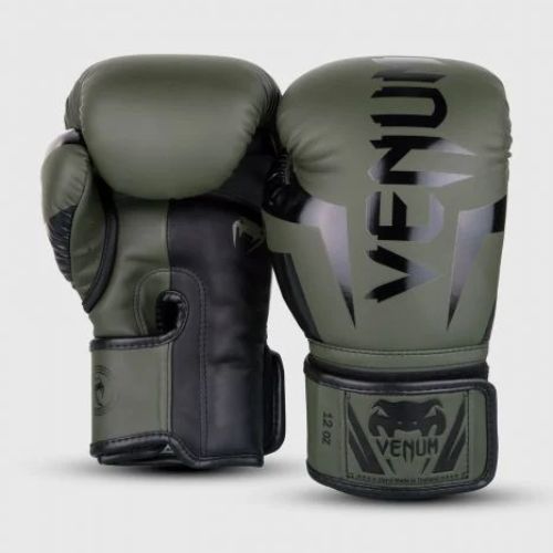 Venum Elite men's boxing gloves green VENUM-1392