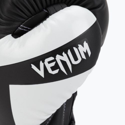 Venum Elite boxing gloves black and white 0984