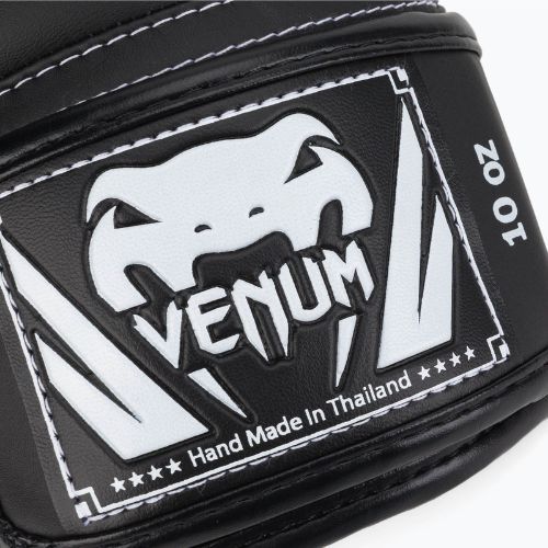 Venum Elite boxing gloves black and white 0984