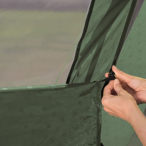 Outwell Greenwood green 5-person camping tent 111212