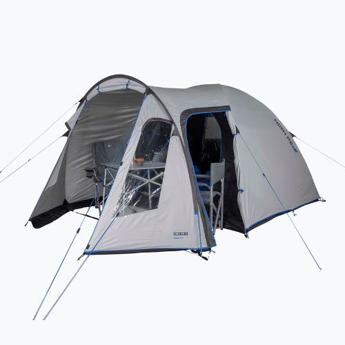 4-person camping tent High Peak Tessin grey 10224