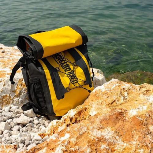 FishDryPack Explorer 20l yellow FDP-EXPLORER20 waterproof backpack