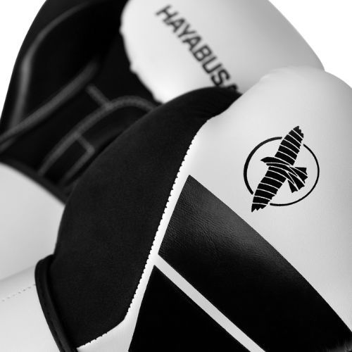 Hayabusa S4 black and white S4BG boxing gloves