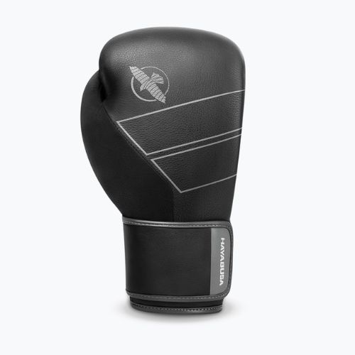 Hayabusa S4 Leather boxing gloves black S4LBG